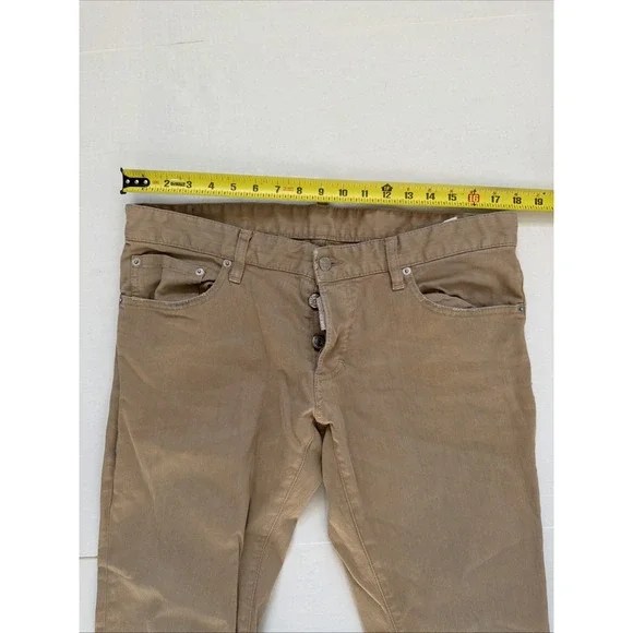 Dsquared2 Cool Guy Jeans Beige Men's Size 52